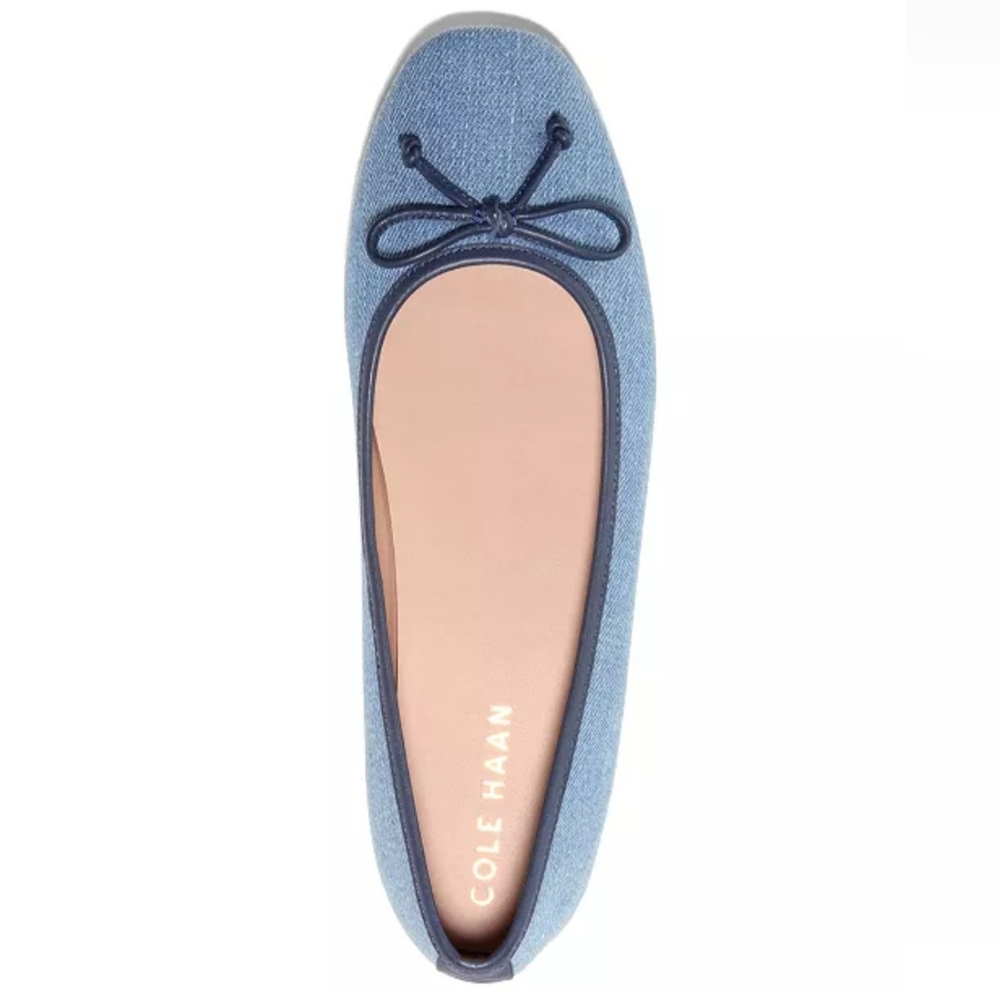 Cole Haan Yara Soft Ballet Flats In Light Denim Size 6B
